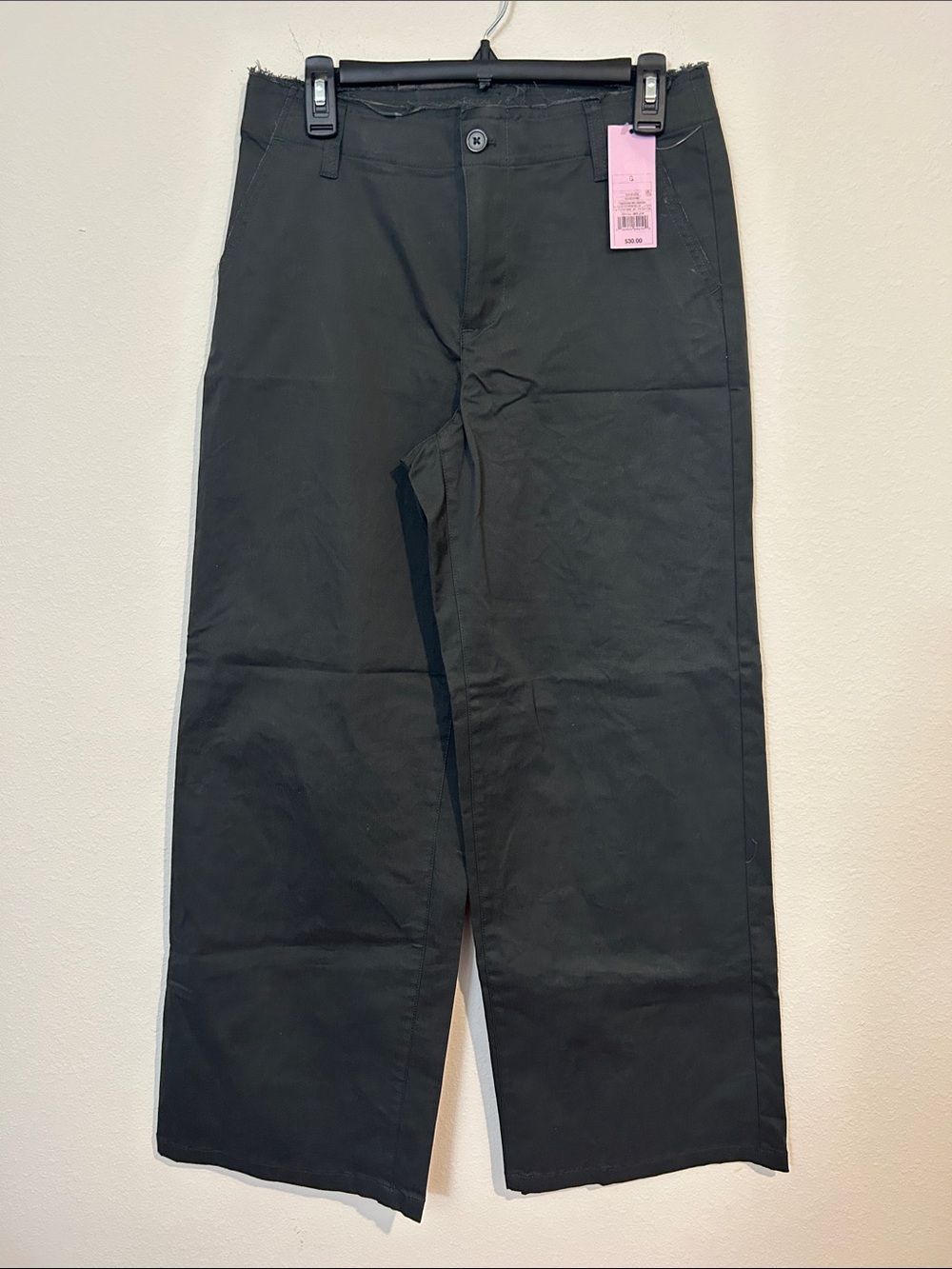 wild fable Dark Gray Wide-Leg Chinos